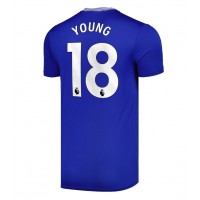 Everton Ashley Young #18 Domáci futbalový dres 2024-25 Krátky Rukáv